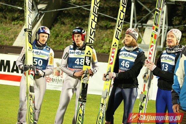 140 Adam Maysz, Kamil Stoch, Tom Hilde, Johan Remen Evensen